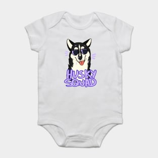 HUSKY SQUAD (black) Baby Bodysuit